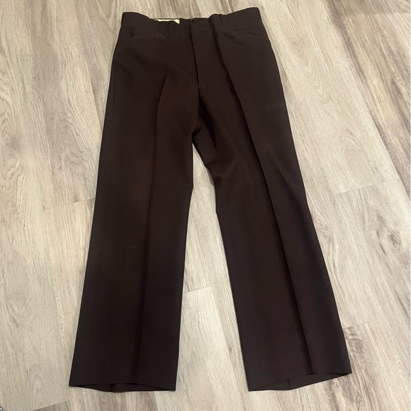 Stylemaster Other - Vintage Men’s Dark Brown Dress Pants Trousers Wool Slacks